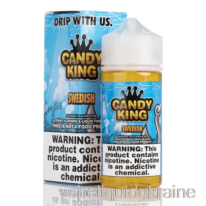 Vape Liquid Ukraine Swedish - Candy King - 100mL 0mg